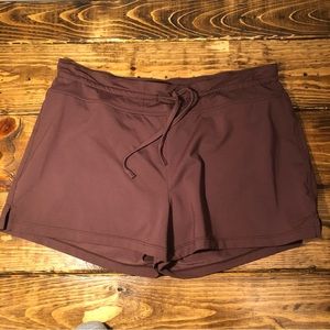 Athleta Brown Oceanside Swim Shorts- Size L